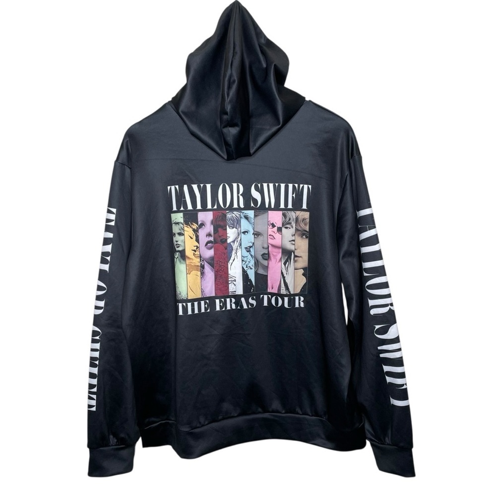 Taylor Swift THE ERAS TOUR Pullover Hoodie Black‎ - Picture 3 of 13